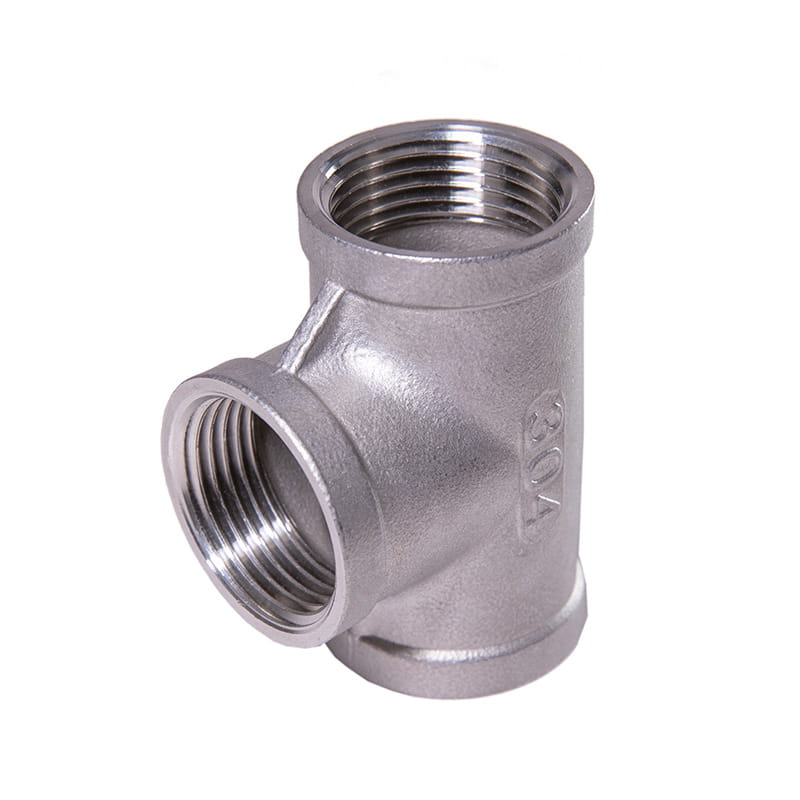 Nie ma potrzeby spawania żeńskich gwintów SS TEE FITTINGS