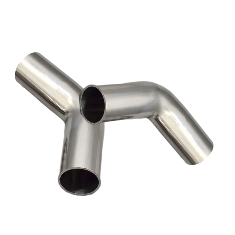 Klasa spożywcza Wysoka precyzyjna stal ze stali nierdzewnej o długości 45 ° Zgęty rurowe