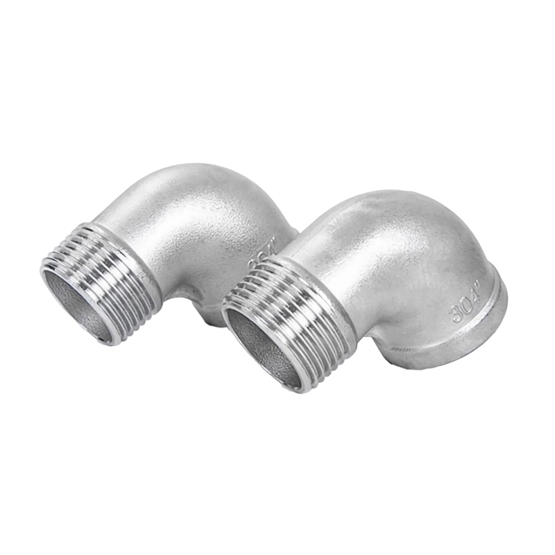 Równa średnica stali nierdzewnej wykute łokieć ulicy 90 stopni