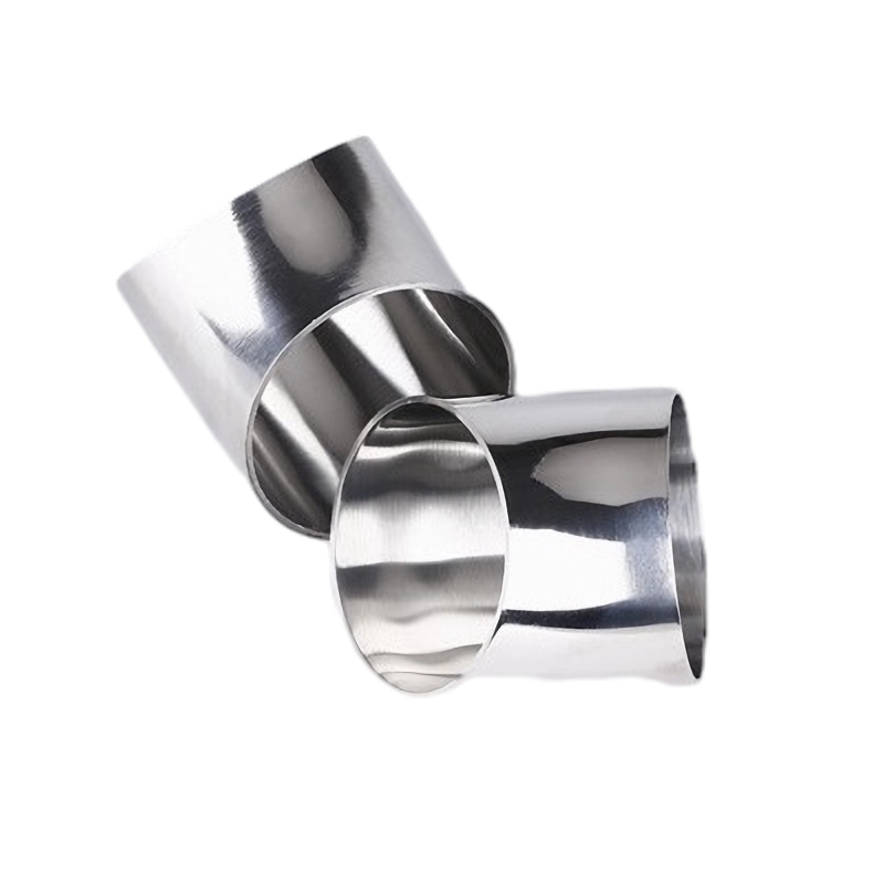 Cienka ściana spoiny ze stali nierdzewnej 45 ° Krótki promień zakręty rurki